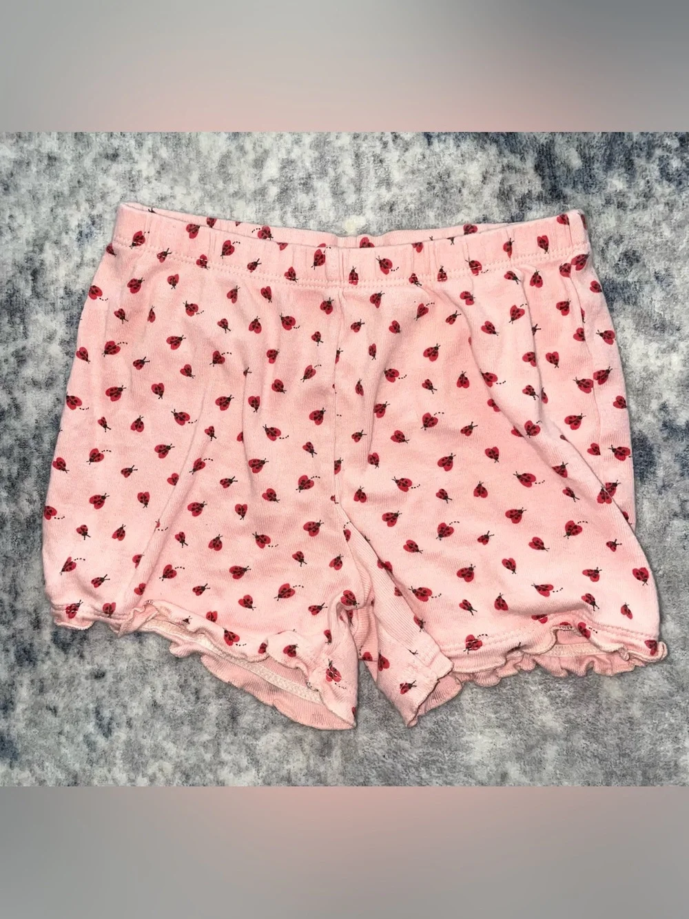 Carters ladybug shorts size 24 months